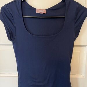 Women's Navy Blue Top